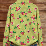 Women's Floral Zip Cardigan, photo 4