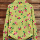 Women's Floral Zip Cardigan, photo 4