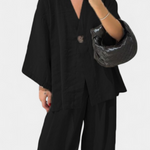 V-Neck Top with Straight-Leg Pants Set, photo 14