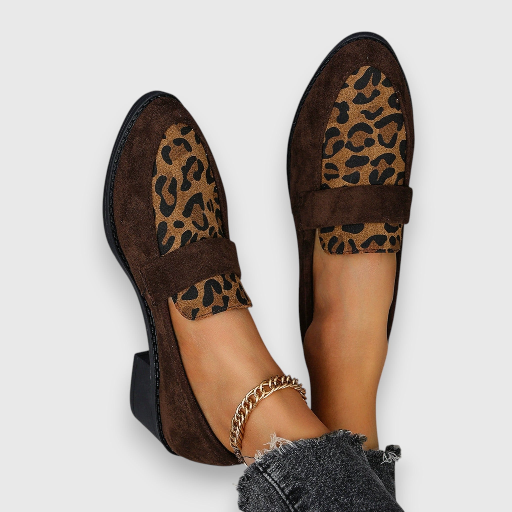 Brunika Comfortable Loafers in Dark Brown