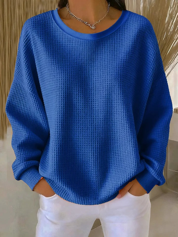Nyla Classic Sweater in Blue