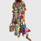 Women's Elegant Bohemian Dress in Multicolor 2