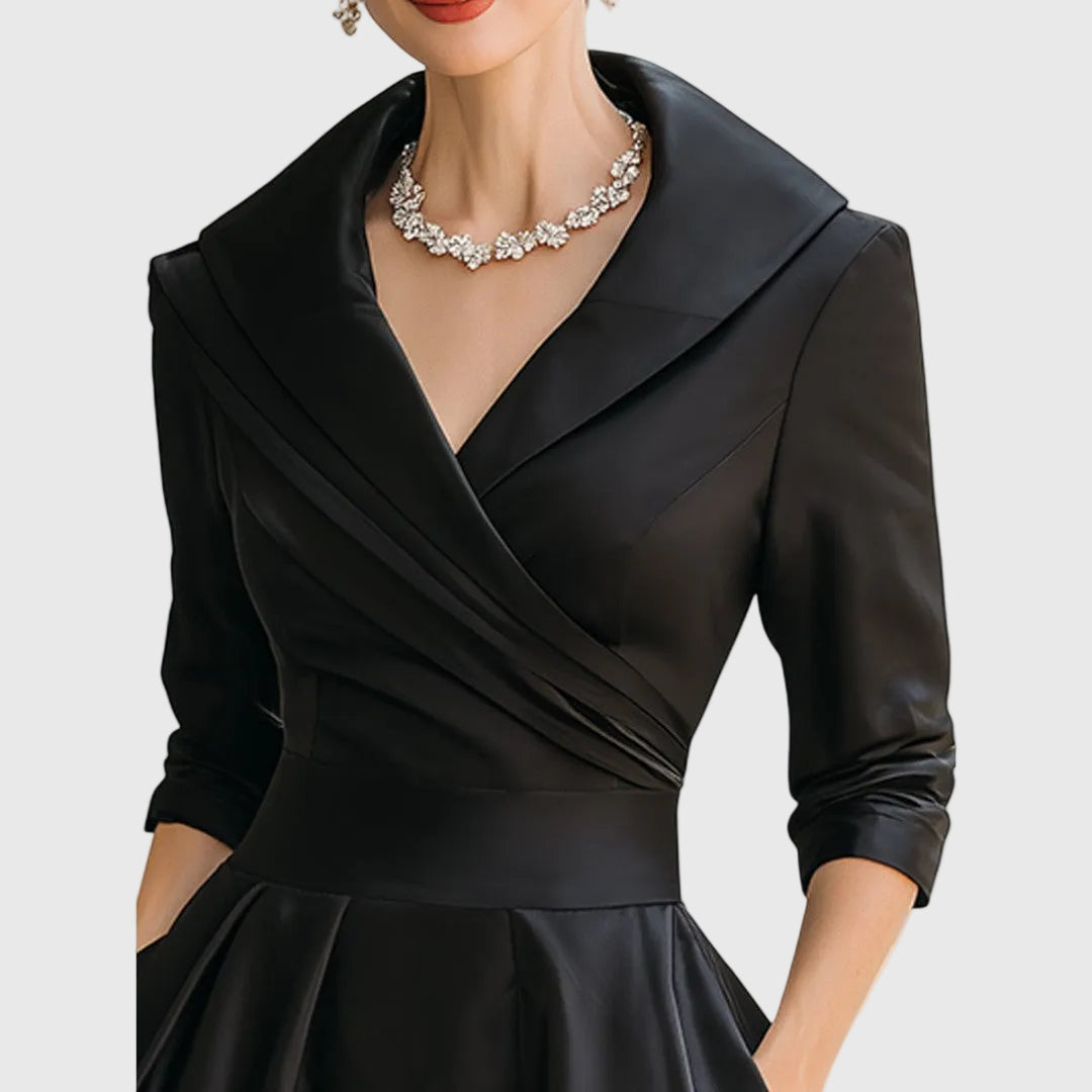 Women's Elegant Fluid Midi Dress, photo 2
