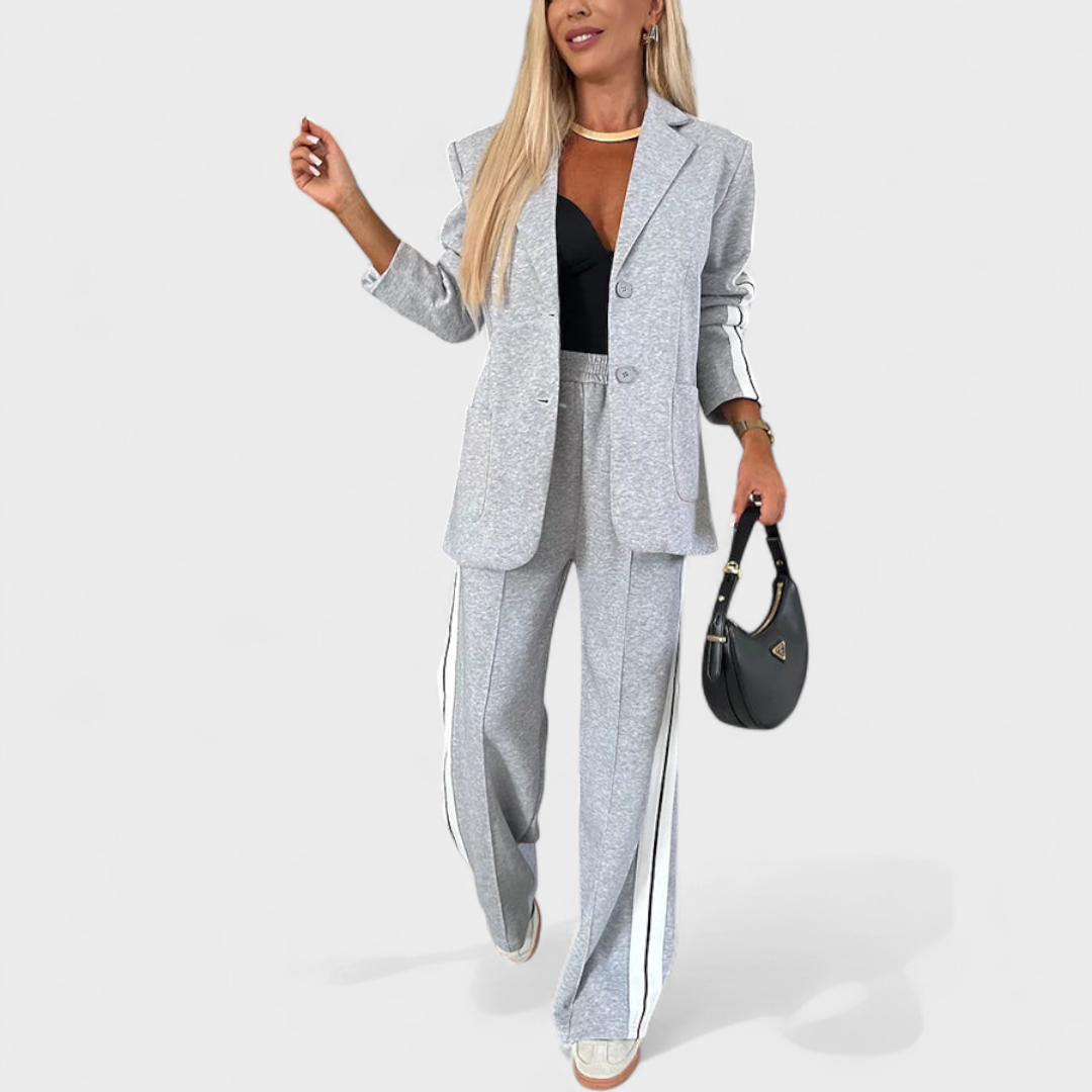 Women's Elegant Set – Sienna in Gray