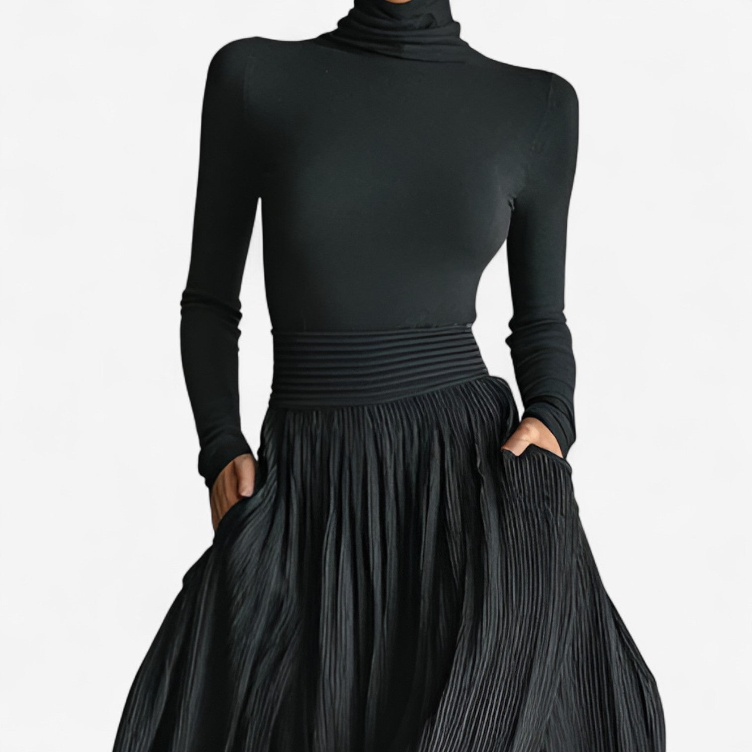 Women's High Waist Maxi Dress, photo 2