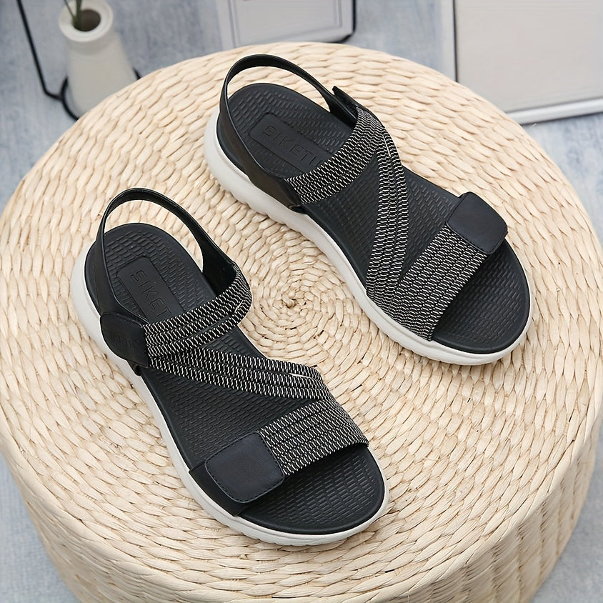 Women's Maximum Support Sandals in Black