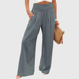 Women's Airy and Elegant Pants in Gray