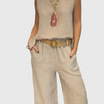 Women's Bohemian Two-Piece Set in Khaki