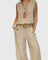 Women's Bohemian Two-Piece Set in Khaki