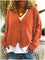 Shannon Knit Cardigan in Orange