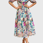 Women's Flattering Floral Midi Dress, photo 3