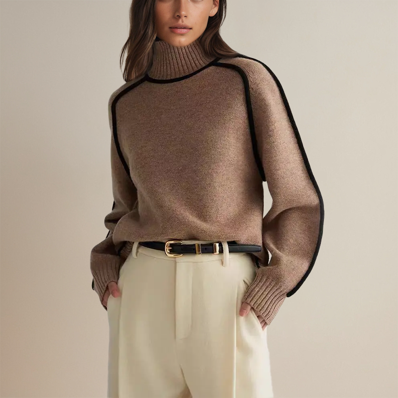 Women's Ribbed Turtleneck Sweater, photo 5