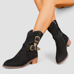 Rosa Comfort Western Boots in Black