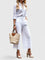 Zaryelle Comfortable Two-Piece Set in White