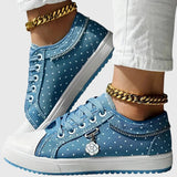 Elena Comfort Sneakers in Sky Blue