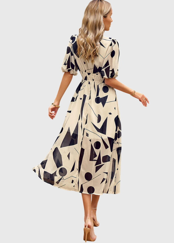 Women's Flattering Floral Midi Dress, photo 13