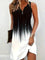 Women's Timeless Sleeveless Mini Dress in Black and White