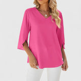 Women's Elegant Blouse – Athena in Classic Pink