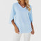 Women's Elegant Blouse – Athena in Classic Blue