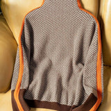 Women's Herringbone Turtleneck Sweater, photo 4