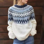 Maecey Vintage-Inspired Island Sweater