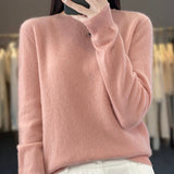 Women's Cozy Cotton Sweater in Pink