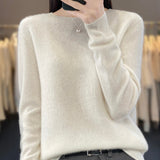 Women's Cozy Cotton Sweater in White