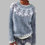 Athena Retro Icelandic Knit Sweater