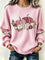Women's Pink Pumpkin Sweatshirt