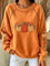 Women's Pumpkin Trio Sweatshirt in Orange