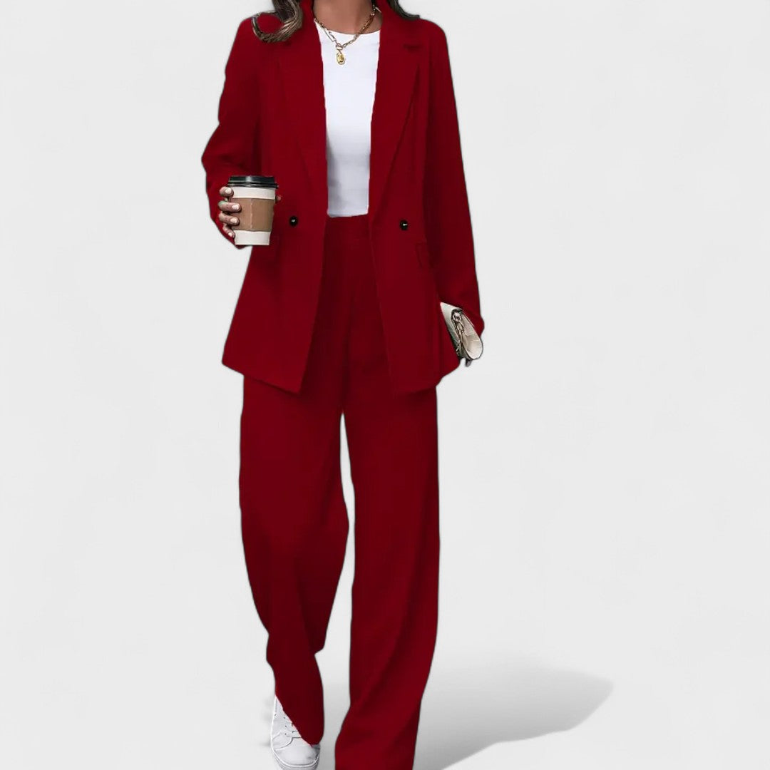 Women's Elegant Outfit – Andrea in Red