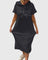Women's Casual Hoodie Dress in Black