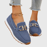 Women's Comfort Loafer Sneakers in Blue