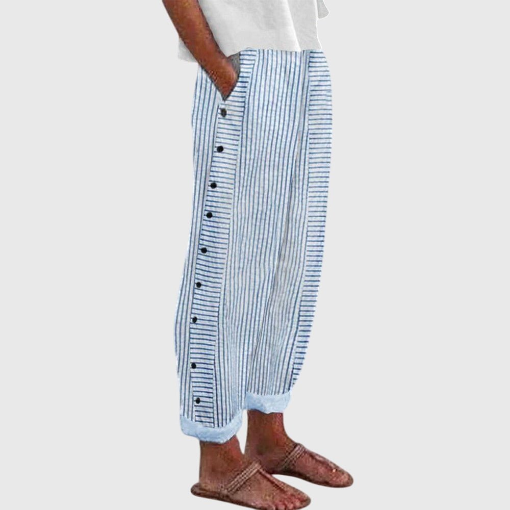 Elegant Women's Pants in Blue
