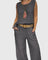 Women's Bohemian Two-Piece Set in Gray