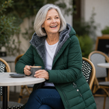 Women's Hooded Quilted Winter Coat, photo 6
