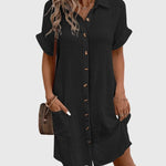 Caroline Comfortable Dress in Black