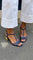 Elisetta Sandals in Navy