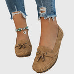 Women's Comfortable Soft Loafers in Brown
