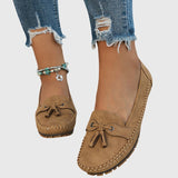 Women's Comfortable Soft Loafers in Brown