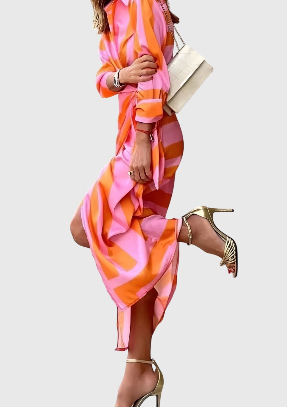 Women's Elegant Wrap Dress with Print, photo 7