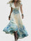 Sydneighh Elegant Maxi Dress in Blue