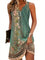 Women's Timeless Sleeveless Mini Dress in Green