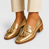 Women's Golden Loafers
