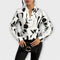 Women's Elegant Printed Blouse in White