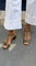 Elisetta Sandals in Olive Green