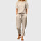 Women's Effortless Summer Co-Ord in Beige