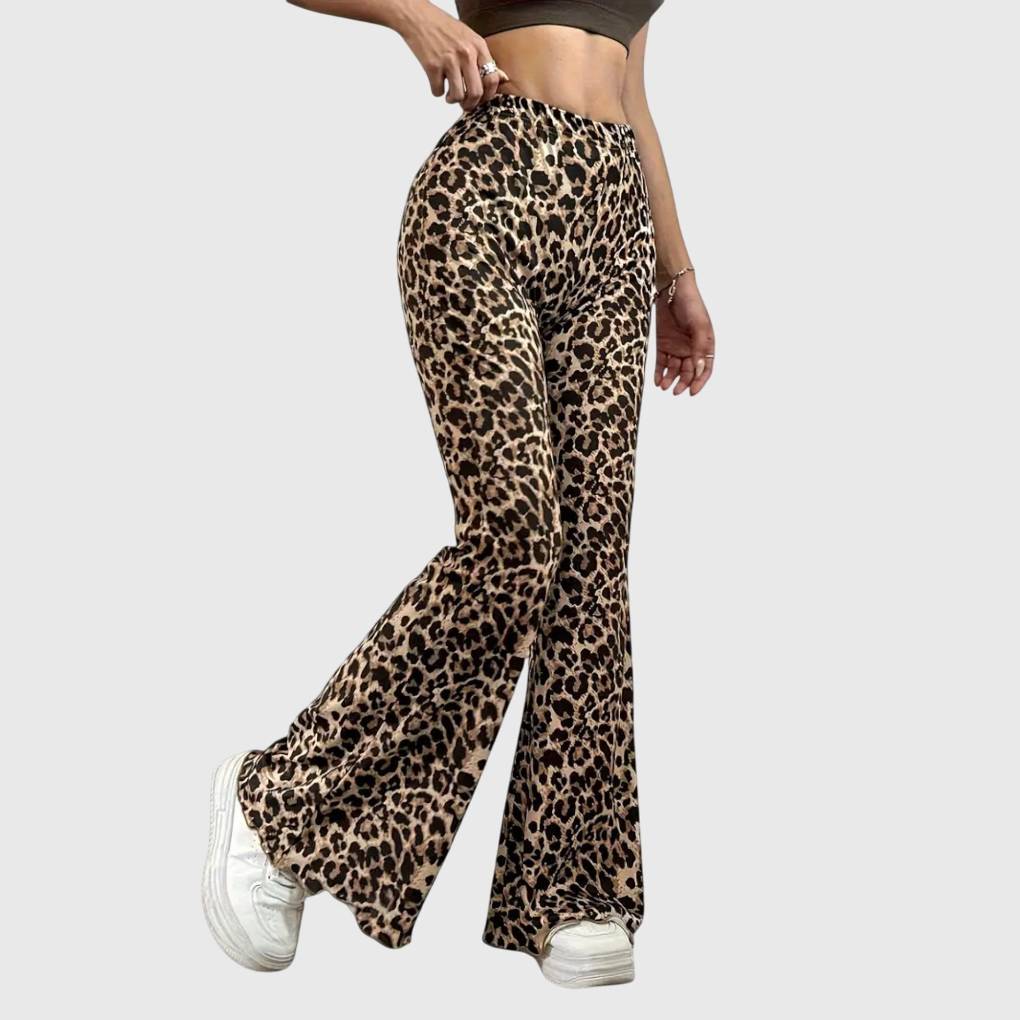 Women's Leopard Bootcut Pants, photo 2