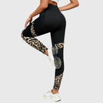 High-Waisted Leopard Print Workout Pants, photo 3