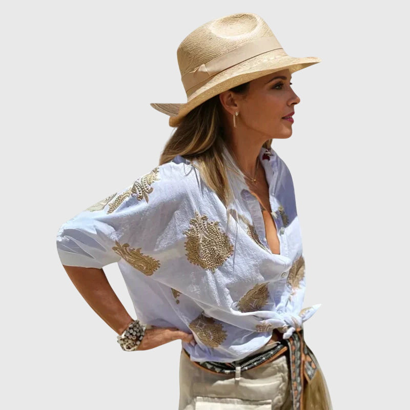 Women's Light and Chic Blouse in White